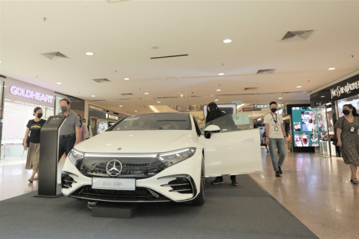 catch the latest mercedes-eq ev at cycle & carriage roadshow in mid valley