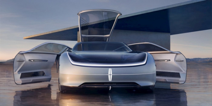 lincoln reveals futuristic model l100 ev concept, a nod to its first luxury vehicle