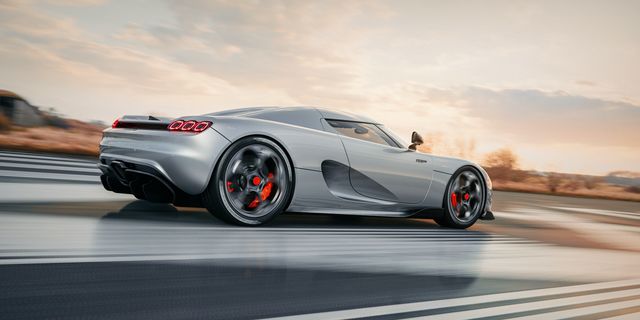 the koenigsegg cc850 has a fake manual transmission and 1385 hp