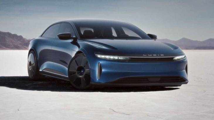 lucid air sapphire three-motor debuts with over 1,200 hp for $249k