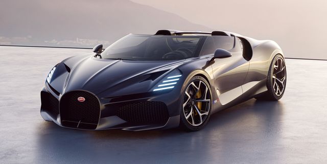 the bugatti mistral is the open-top send-off for the legendary w-16