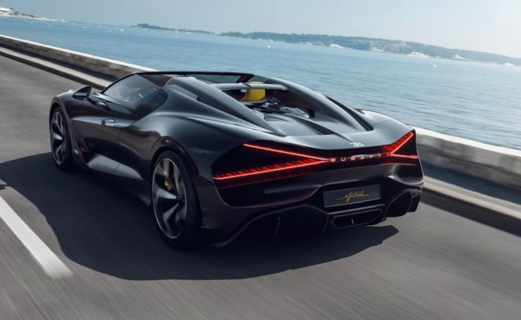 the bugatti mistral is the open-top send-off for the legendary w-16