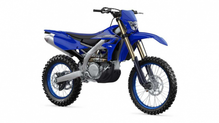 yamaha refreshes 2023 wr450f and wr250f with new graphics