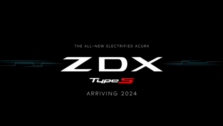 the acura zdx returns! will be electrified in 2024