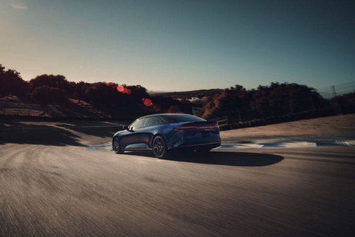 the 1,200-plus-hp lucid air sapphire may be the world's most powerful sedan