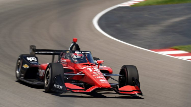 power ties andretti for all-time pole record at gateway