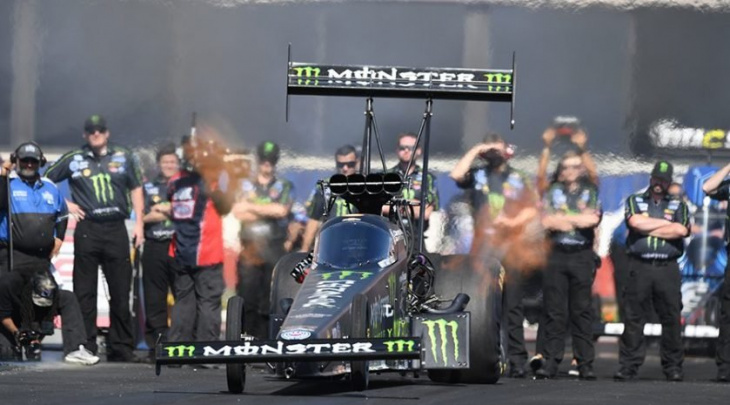 brittany force on provisional top fuel pole in minnesota
