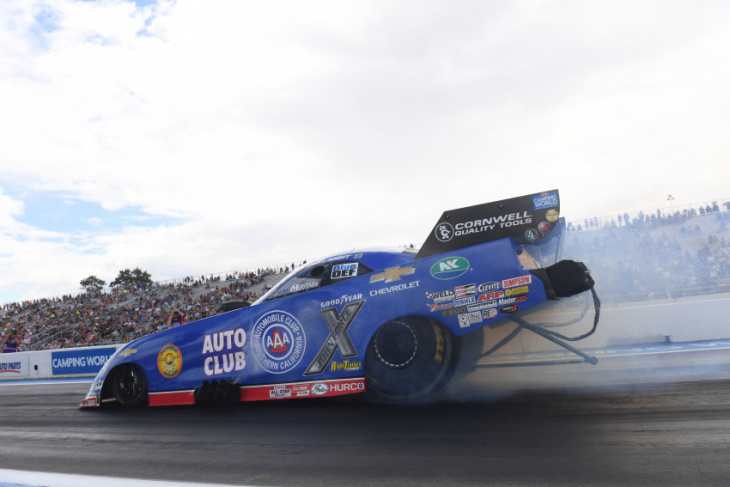 nhra brainerd friday qualifying results: robert hight, brittany force shine