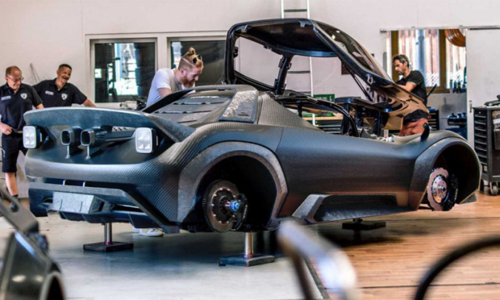 teased kiska model looks like lancia stratos inspired, carbon-bodied car
