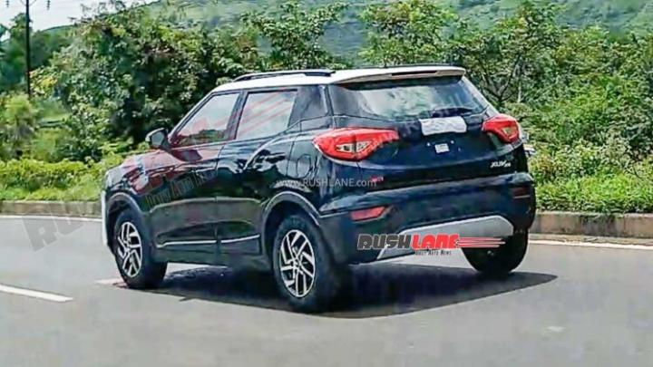 mahindra xuv300 facelift spied ahead of launch