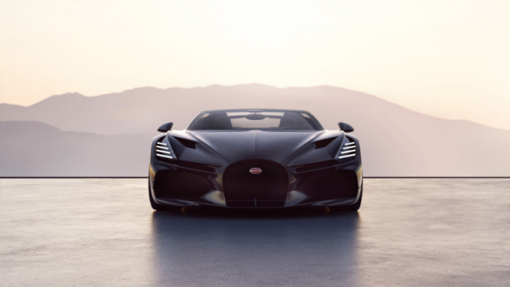 bugatti mistral roadster closes chapter on mighty w-16 engine