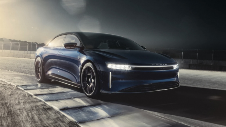 the lucid air sapphire is a 1,200+ horsepower monster disguised as a four-door ev