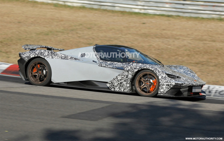 ktm x-bow gt-xr spy shots and video: new race car-derived supercar coming