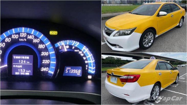 not just in cambodia, taiwan also has a toyota camry hybrid taxi with 500k km on the clock