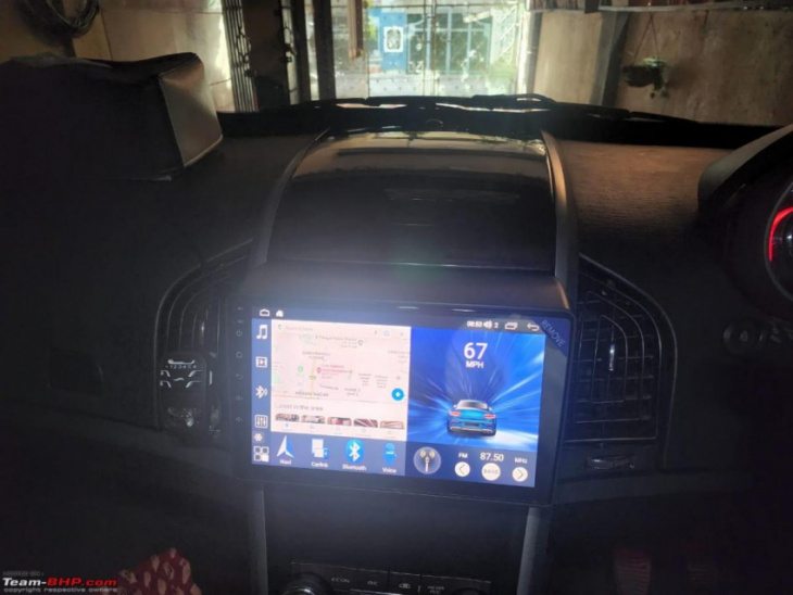 installed a 10-inch android screen in my 9-year-old xuv500: impressions