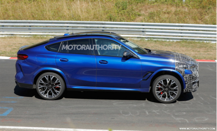 2023 bmw x6 m spy shots: mid-cycle update coming soon
