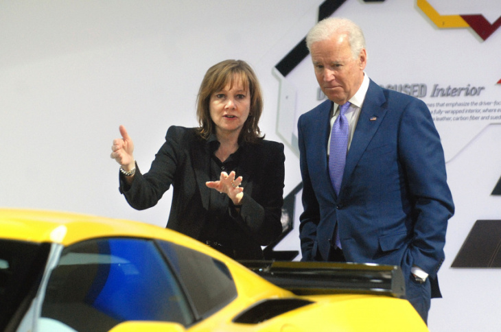 president is eager to drive the electric chevy corvette e-ray