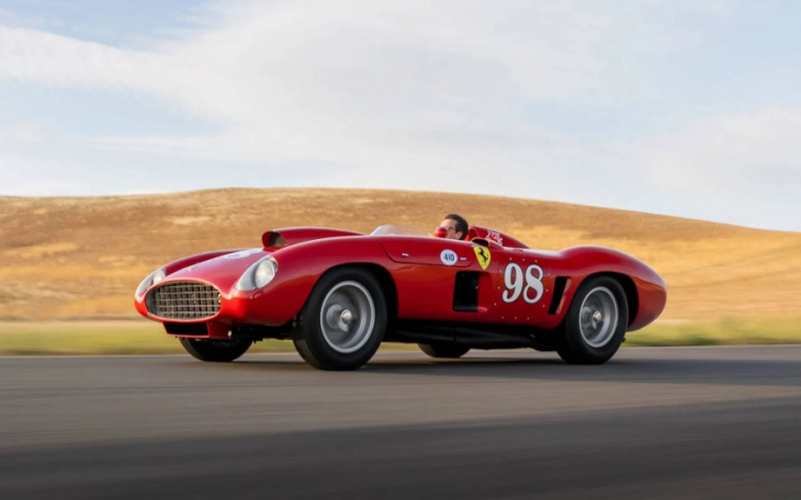 1955 ferrari 410 sport sells for $28.6 million at monterey auction