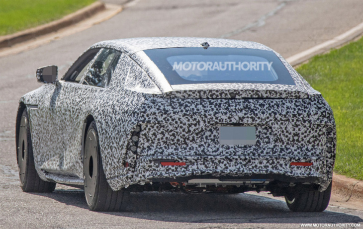 2025 cadillac celestiq spy shots and video: flagship ev takes to the road