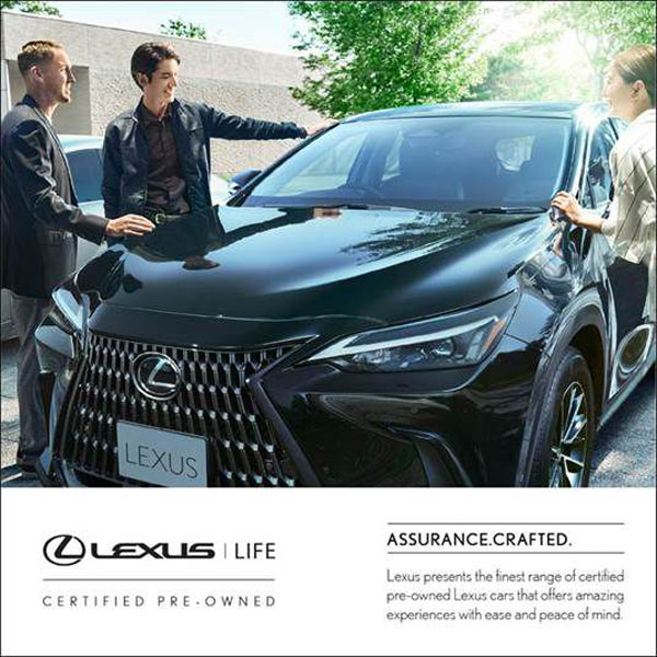 lexus certified programme launched in india to strengthen pre-owned car buying experience