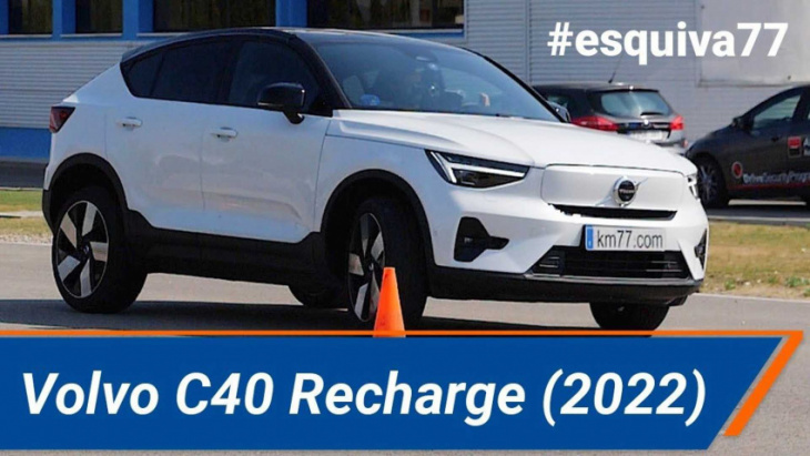 volvo c40 recharge disappoints in moose test