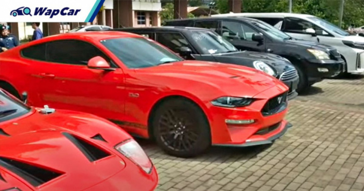 customs seizes 41 luxury cars including classic ford mustang, mazda rx7, and more worth close to rm 11m with rm 7.12m unpaid duties