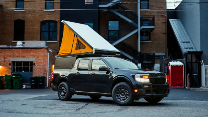 the ford maverick can now get a seriously cool pop-top camper
