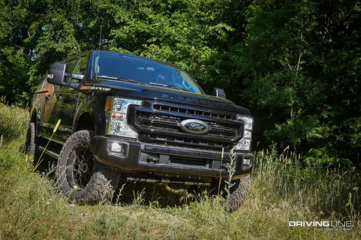 optimizing a ford f-250 super duty for towing cross-country: a recon grappler a/t review