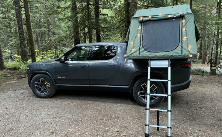 rivian rolls out camp mode in latest software update: first impressions
