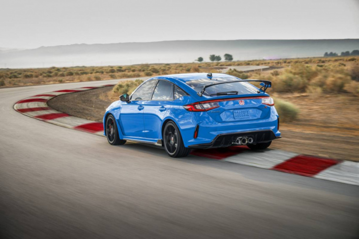 android, 2023 honda civic type r tracks in 315 hp, tech upgrades