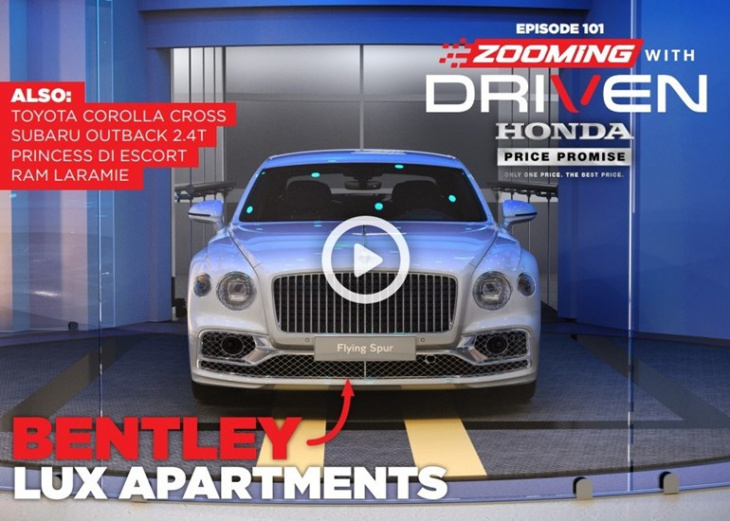 watch: bentley's luxe apartments have a lift for your car! zooming with driven ep101