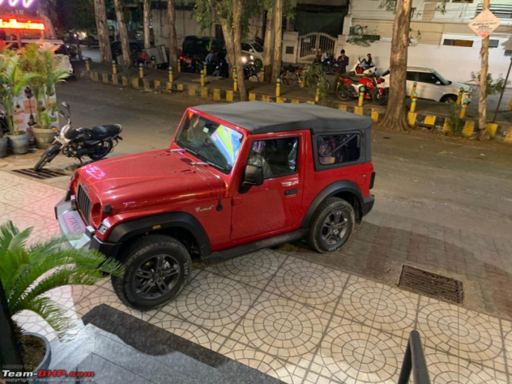 my mahindra thar soft-top diesel at: ownership experience after 3000 km