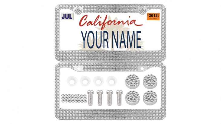 amazon, add some style to your car with our favorite license plate frames