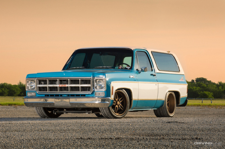 surprise performer: classic, lowered 1978 gmc jimmy