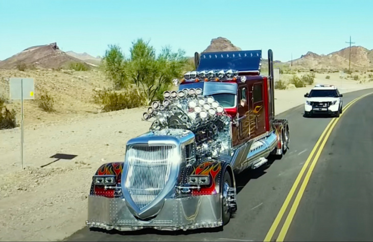 $13.2 million 3974 hp flame throwing ‘thor’ semi-truck