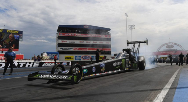 brittany force breaks track record at indy