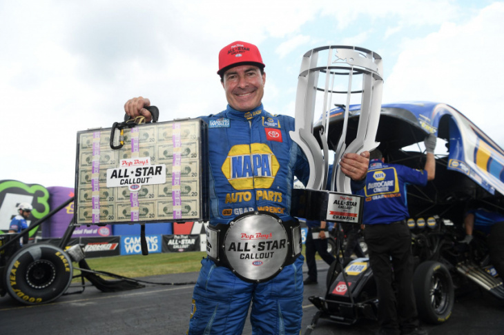 nhra u.s. nationals qualifying, monday pairings: ron capps, brittany force take center stage