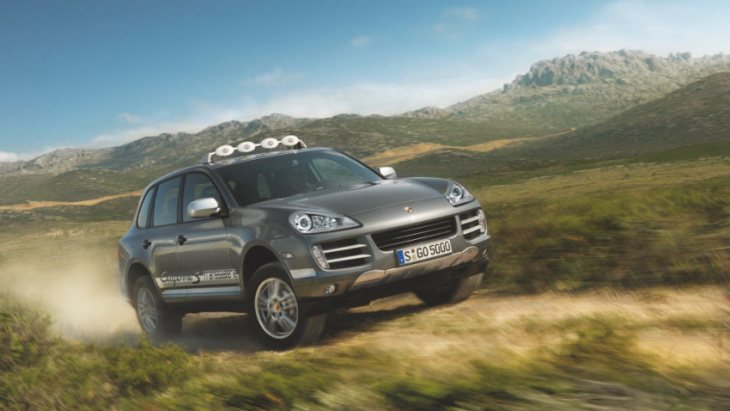 the porsche cayenne s transsyberia was a rally-inspired suv