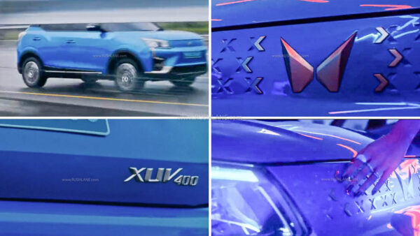 mahindra xuv400 electric blue colour – new details revealed