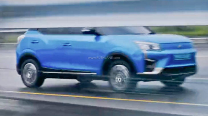 mahindra xuv400 electric blue colour – new details revealed