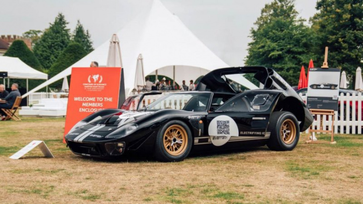 everrati debuts flagship electrified gt40 at concours of elegance
