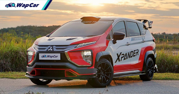 mitsubishi xpander motorsport - when you're a family man but racecar is life