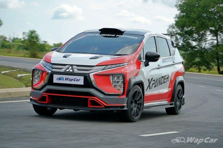 mitsubishi xpander motorsport - when you're a family man but racecar is life