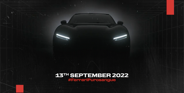 the ferrari purosangue will be revealed on september 13