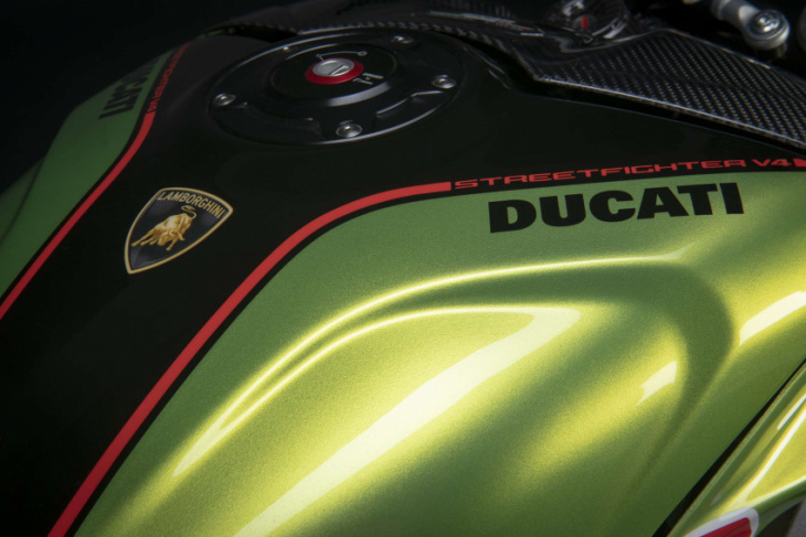this ducati is the perfect accompaniment for your lamborghini