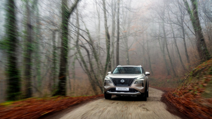 android, electrified nissan x-trail finally loses camo