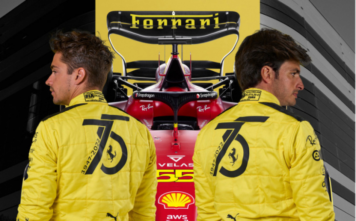 ferrari f1 cars to adopt some yellow for the 2022 italian grand prix
