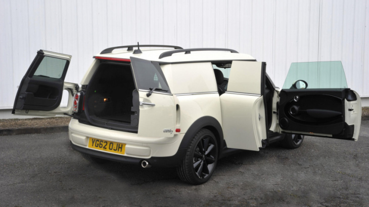 retro review: the stripped-out mini cooper d clubvan