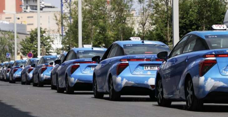 hailing the net-zero revolution: taxi fleets harness electric and hydrogen power