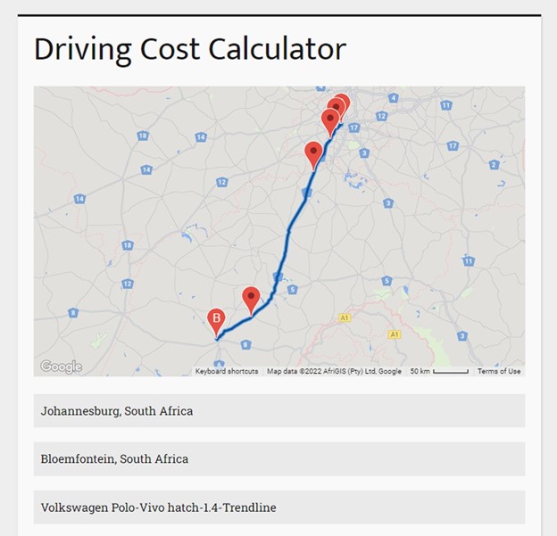 the best tool to predict your driving costs
